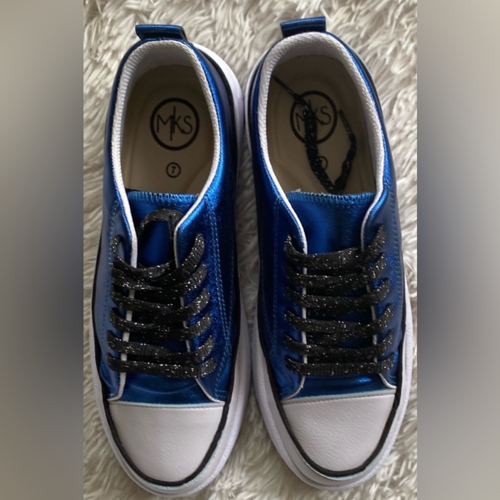 New MKS women’s  metallic sneakers shoes